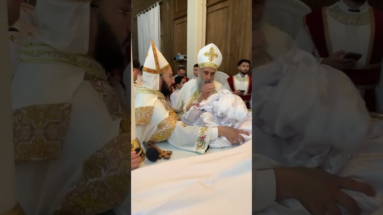 تمثيلية القيامة 2025 ابونا ابرام جورجى وابونا مينا ابراهيم عياد  Reenactment of the Resurrection