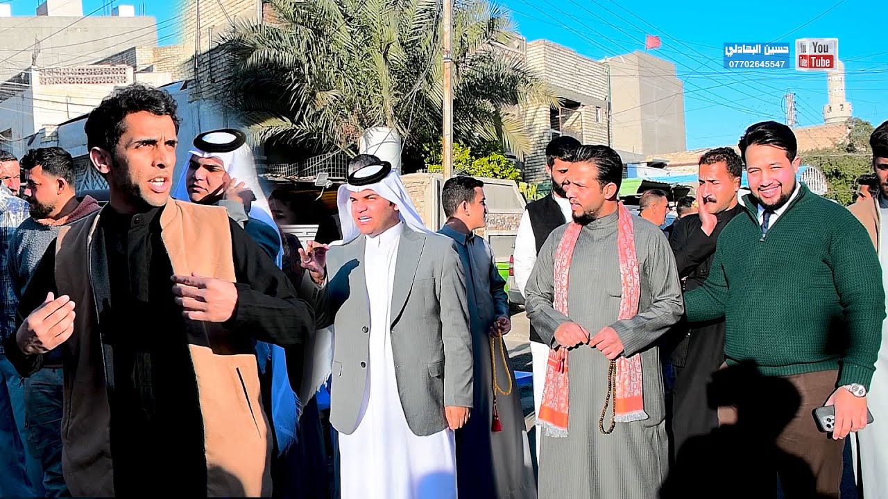 محاوره مرتضى السيد و كريم البهادلي  في عرس ابن عم المهندس يعقوب الفكيكي