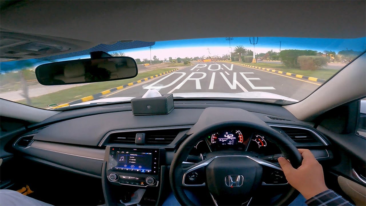 Honda civic 2021 Pov drive in Sargodha Pakistan