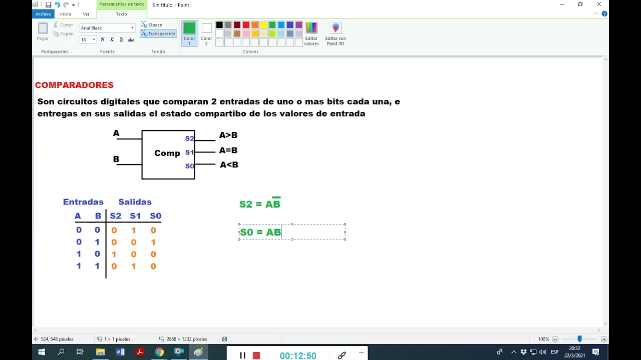 Circuitos Comparadores y Multiplexores