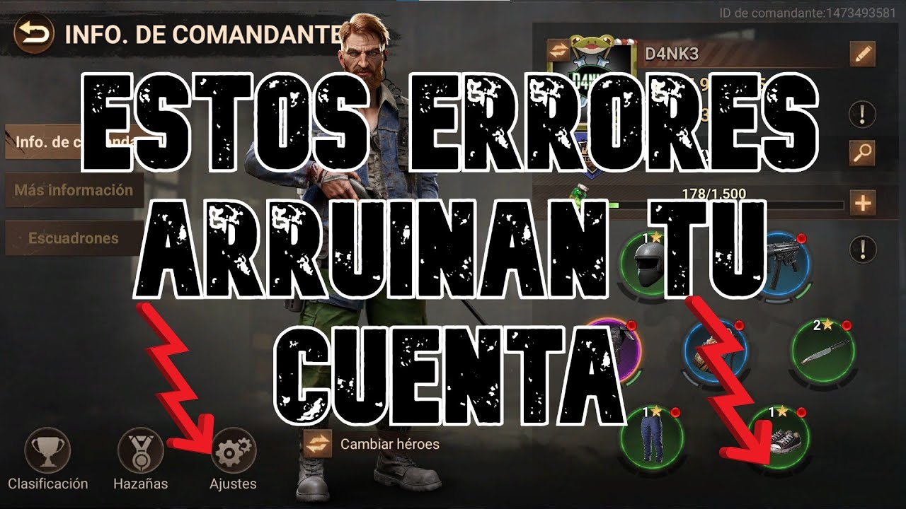 ESTOS ERRORES ARRUINAN TU CUENTA | DOOMSDAY LAST SURVIVOR ESPAÑOL