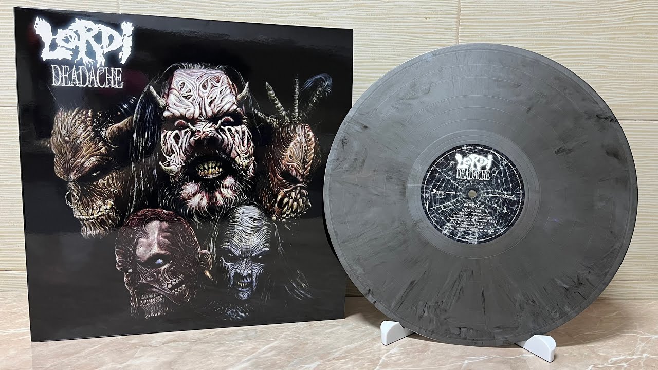 🪄🎁 Lordi - Deadache Limited to 666 Silver Marbeled Vinyl Unboxing/Presentation + HELLA MESSAGE 🎁🪄