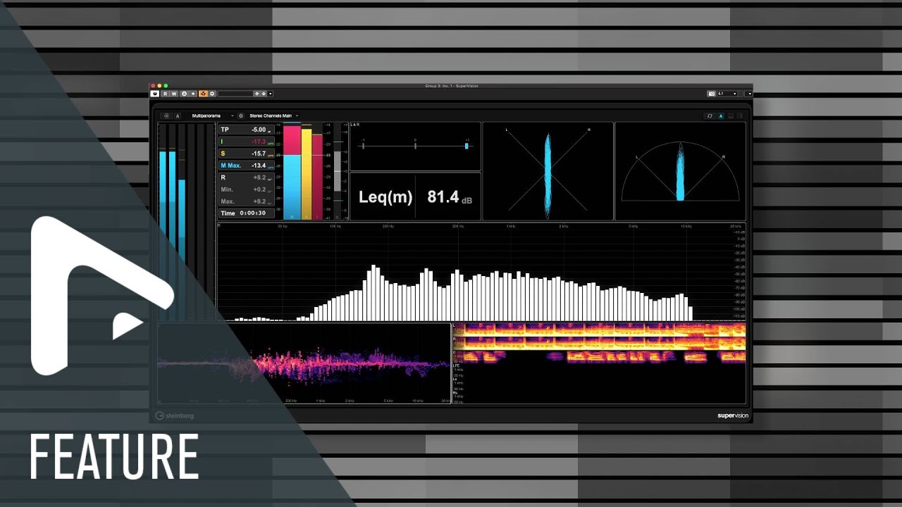 Metering Plug in Suite SuperVision | New Features in Nuendo 11