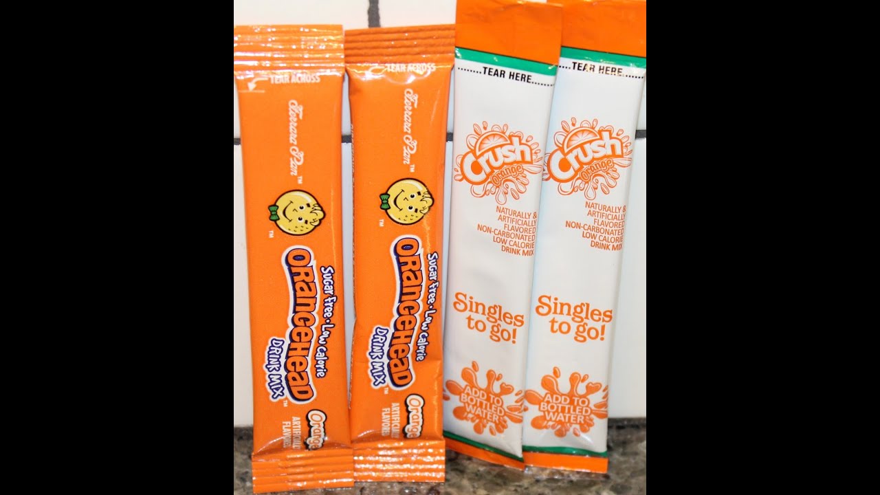Blind Taste Test! Crush Orange vs Orangehead Powdered Drink Mix