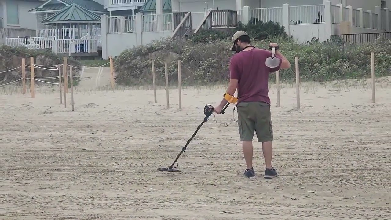 Metal detecting Beach Day Finds at South Padre Island, Texas