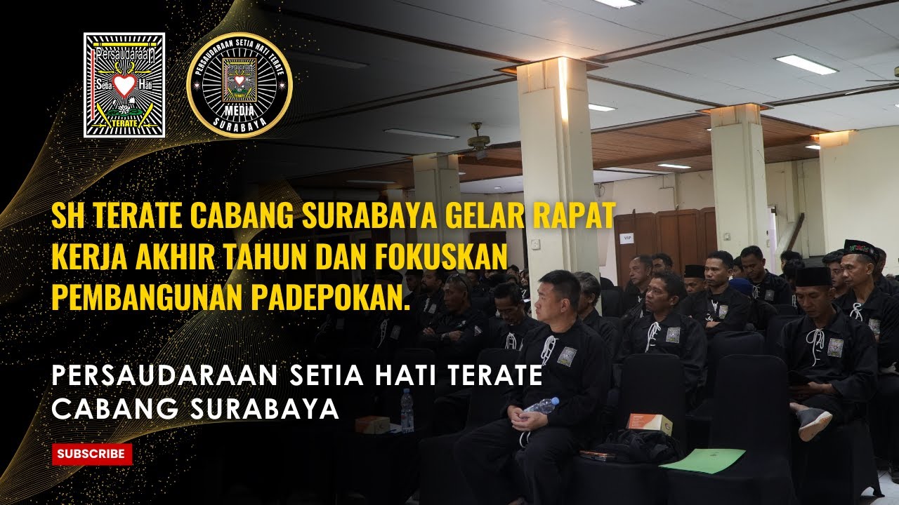 SH Terate Cabang Surabaya Gelar Rapat Kerja Akhir Tahun dan Fokuskan Pembangunan Padepokan.
