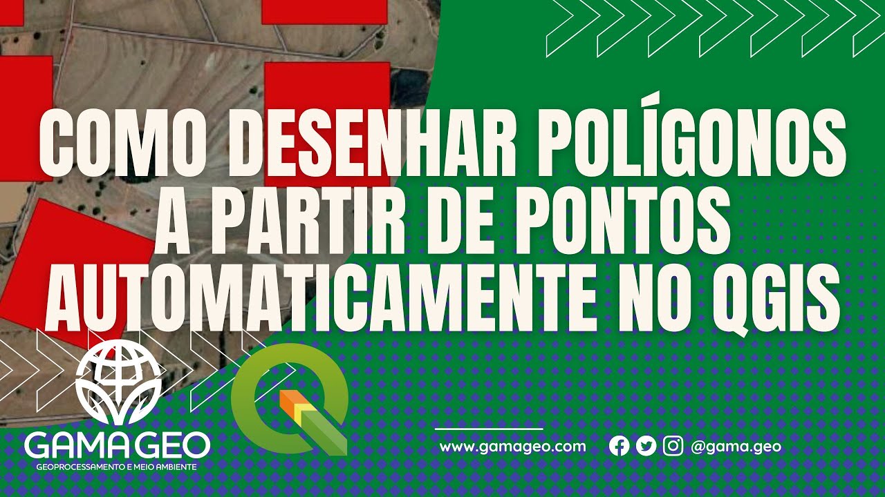 Como gerar polígonos a partir de pontos no QGis automaticamente - Fácil e Prático