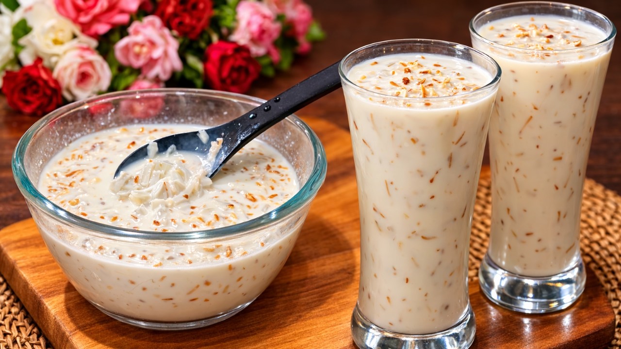 Healthy Creamy Tender Coconut Smoothie for Iftar I  Summer Refreshing Drink 