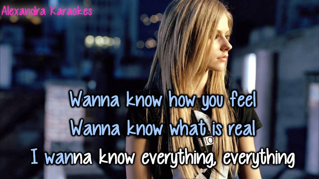 Avril Lavigne - Fall To Pieces ( karaoke/instrumental )