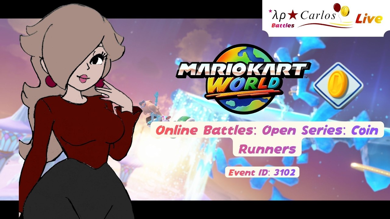 Mario Kart World Online Battles Live: Coin Runners Open Series Event (Day 2)