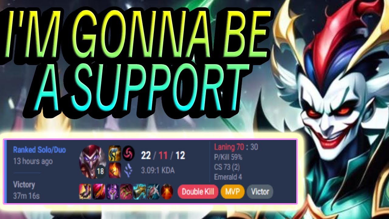FULL LETHALITY SHACO SUPPORT S15 - I WILL MOVE MY ROLE FROM JUNGLE TO SUPPORT