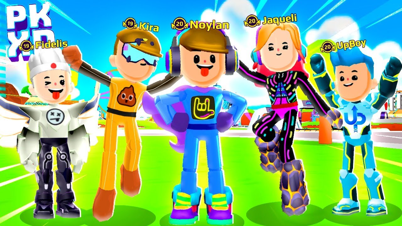 CRIAMOS AS ARMADURAS DE TODOS OS YOUTUBERS NO PK XD