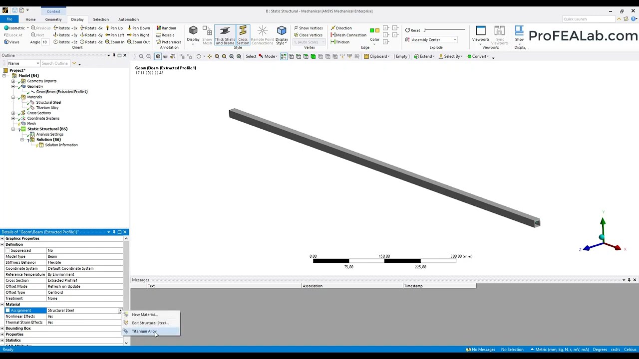 014: Ansys Workbench Tips |  Bug with Material Assignment
