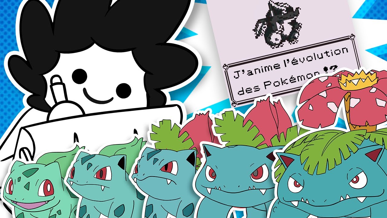 J'ai animé l'évolution des Pokémon