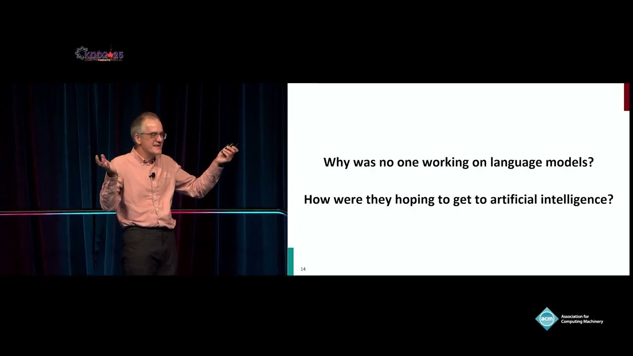 KDD 2025 - Keynote Speakers: Chris Manning /  Meaning and Intelligence in Language Models