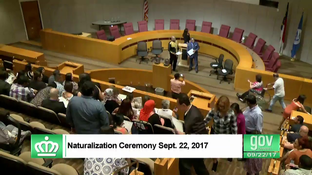 USCIS Citizenship Ceremony  September 22, 2017
