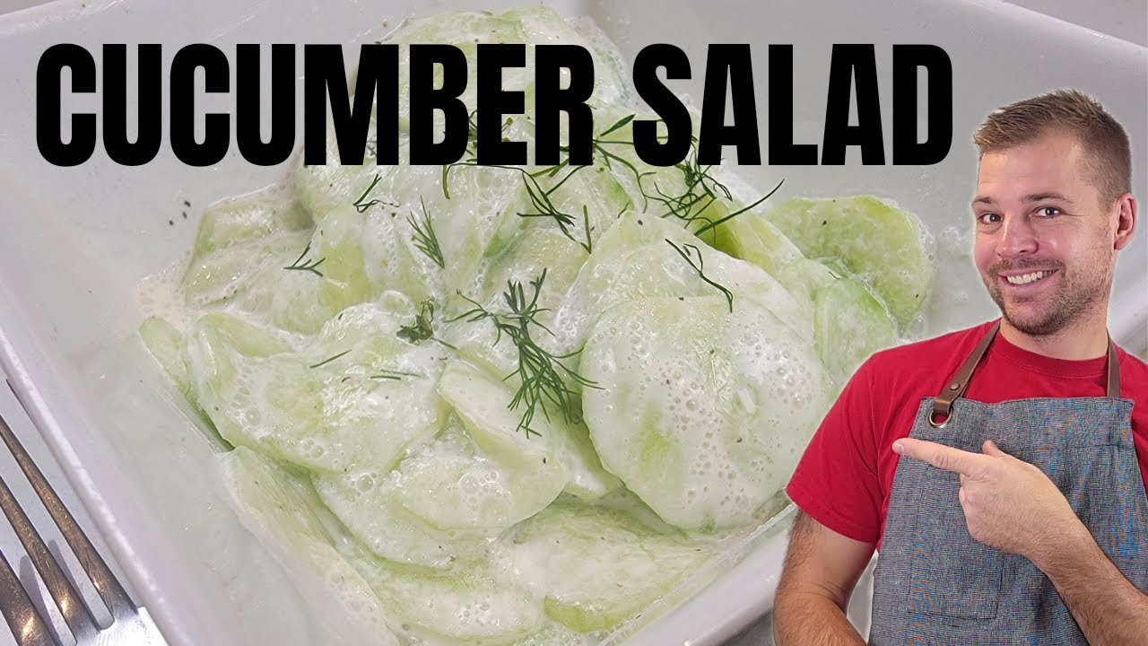 Classic Polish Cucumber Salad- Mizeria