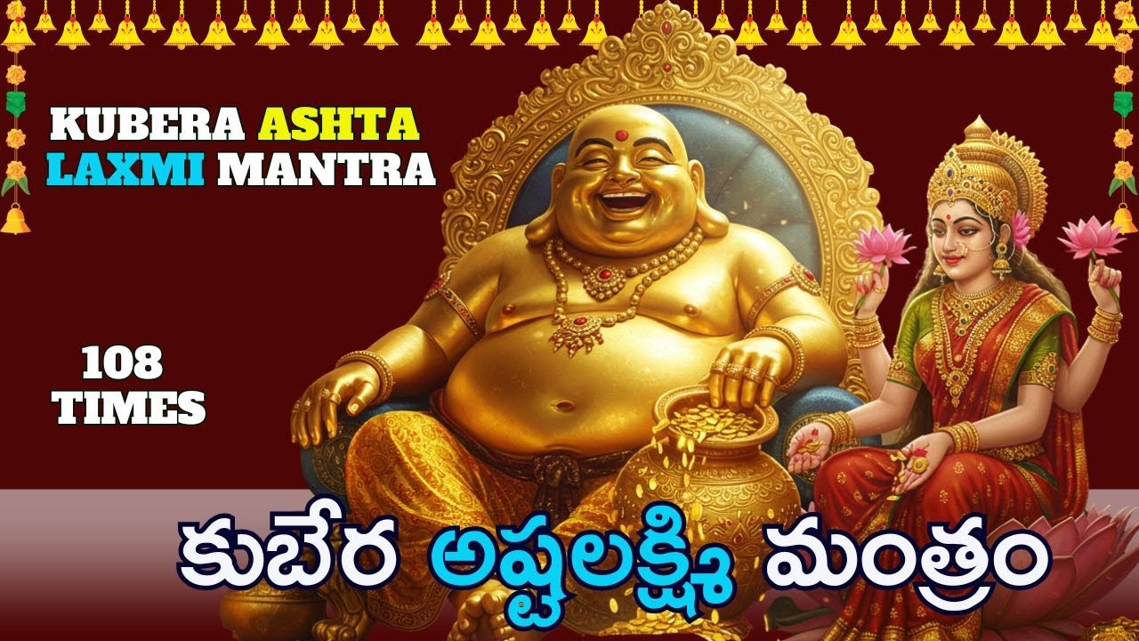 Kubera Ashta Lakshmi Mantra 108 Times | धन की वर्षा मंत्र | Infinite Wealth & Prosperity Mantra 💰