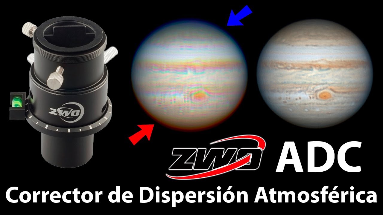 Mejora radical de los PLANETAS 🪐😲 con el Corrector de dispersión atmosférica ZWO
