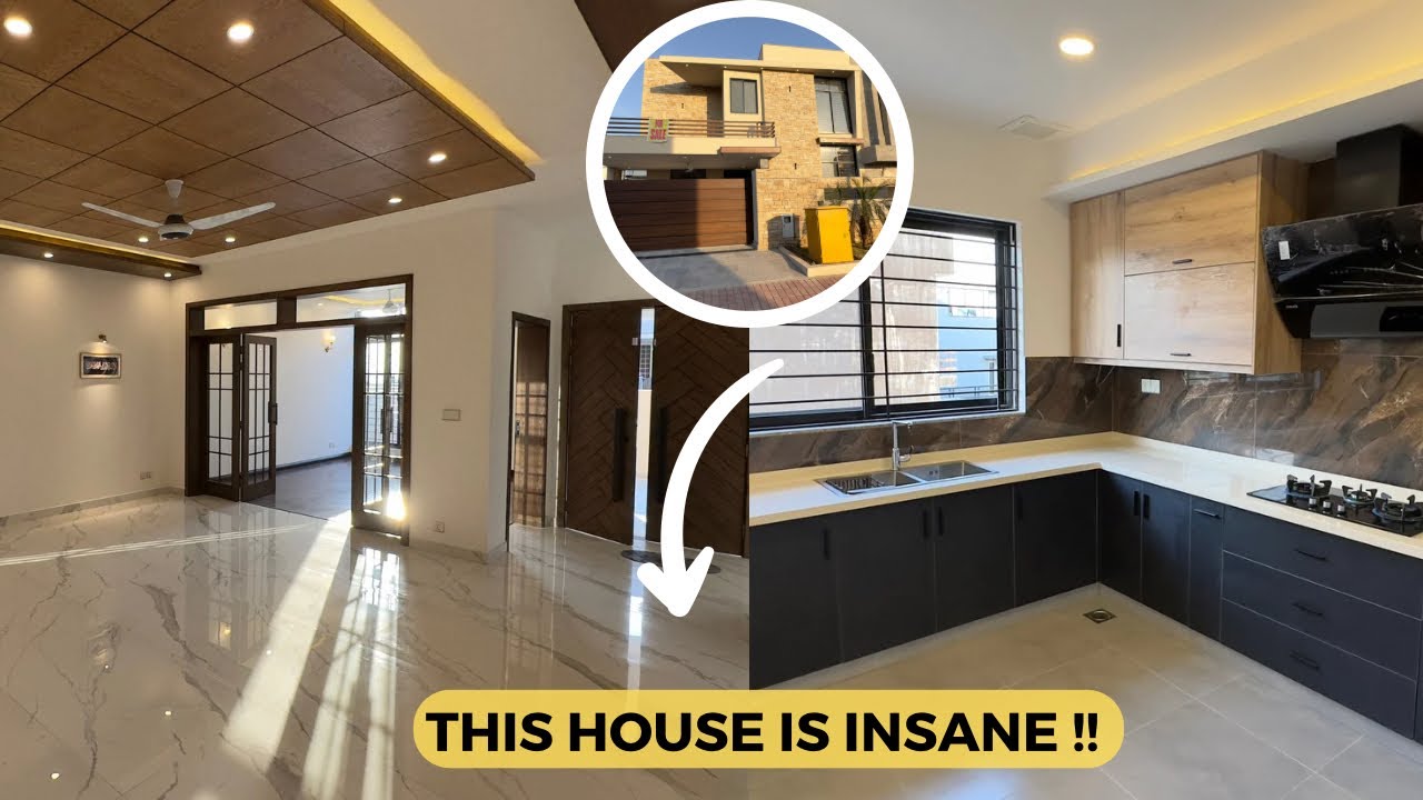 11 Marla Super-Luxury Minimal Style House For Sale On Hill Top Location Bahria Islamabad
