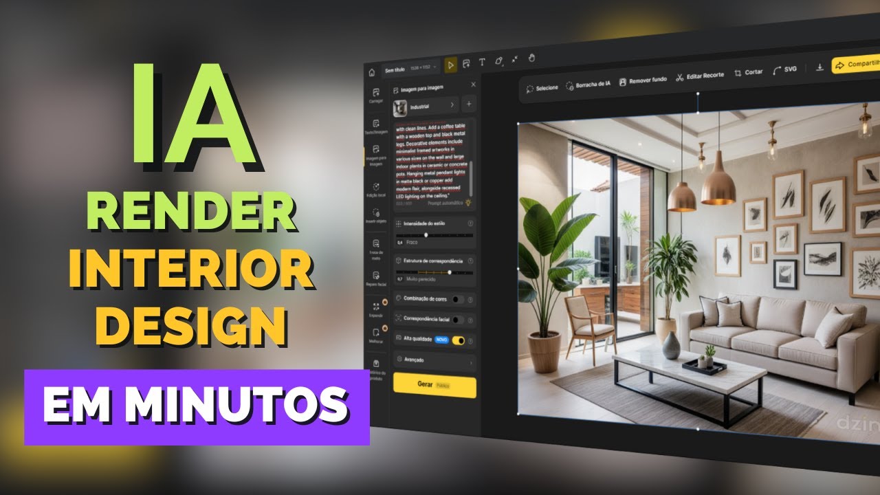 IA Render Design De Interiores em Minutos