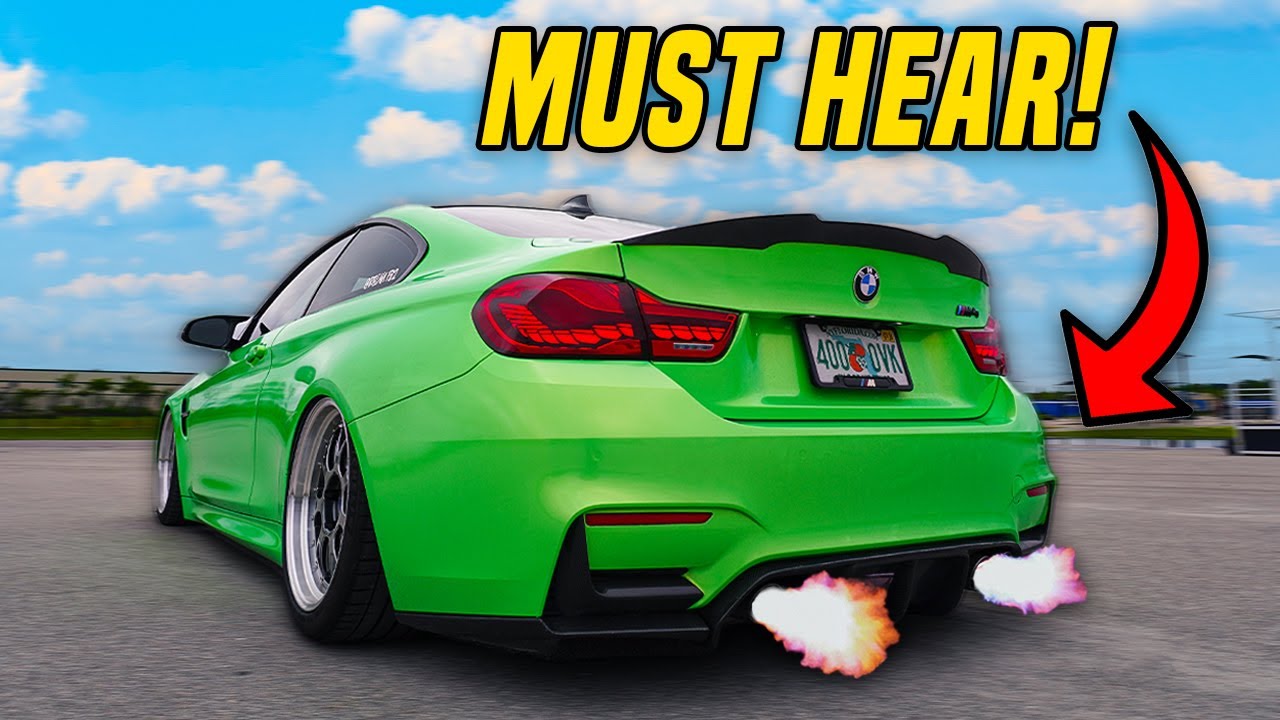 What your BMW F82 M4 Will Sound Like with Just Downpipes and Tune