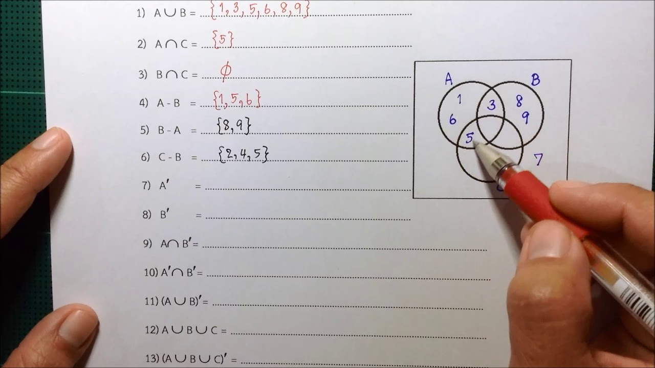 การดำเนินการของเซต