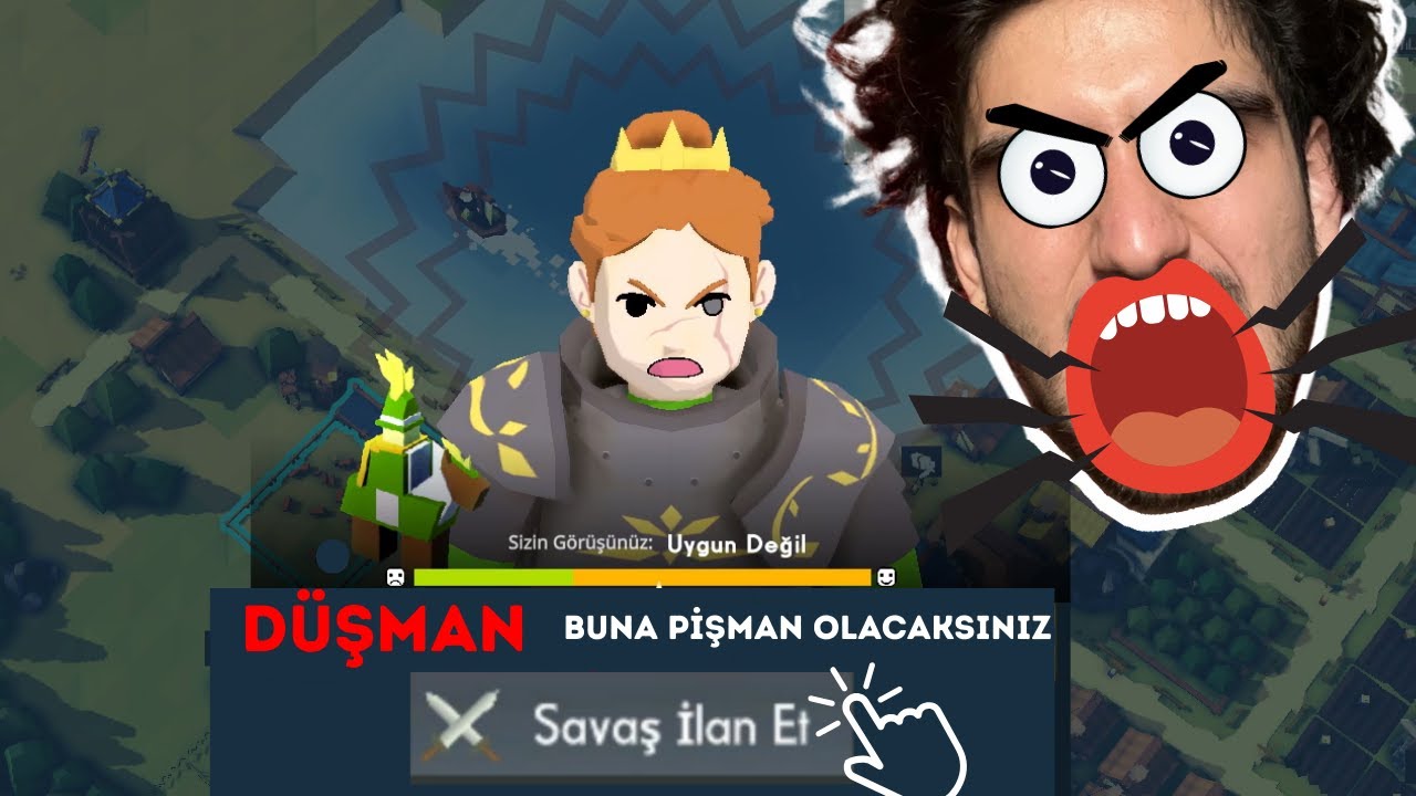 SAVAŞ İLAN ETTİM! ORDU GÖNDERDİLER | Kingdoms and Castles (2.BÖLÜM - Part 1)