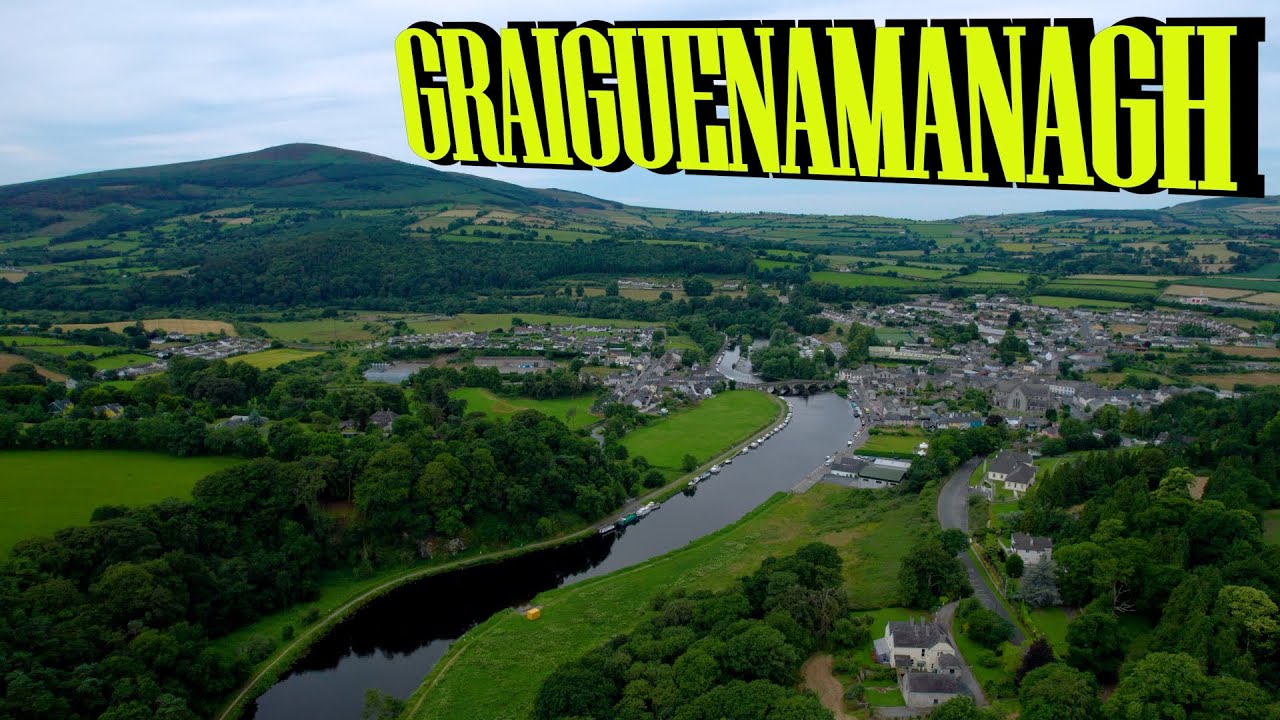 Graiguenamanagh | River Barrow | Co. Kilkenny / Co. Carlow | Ireland - DJI Air 2S Drone Video 4K