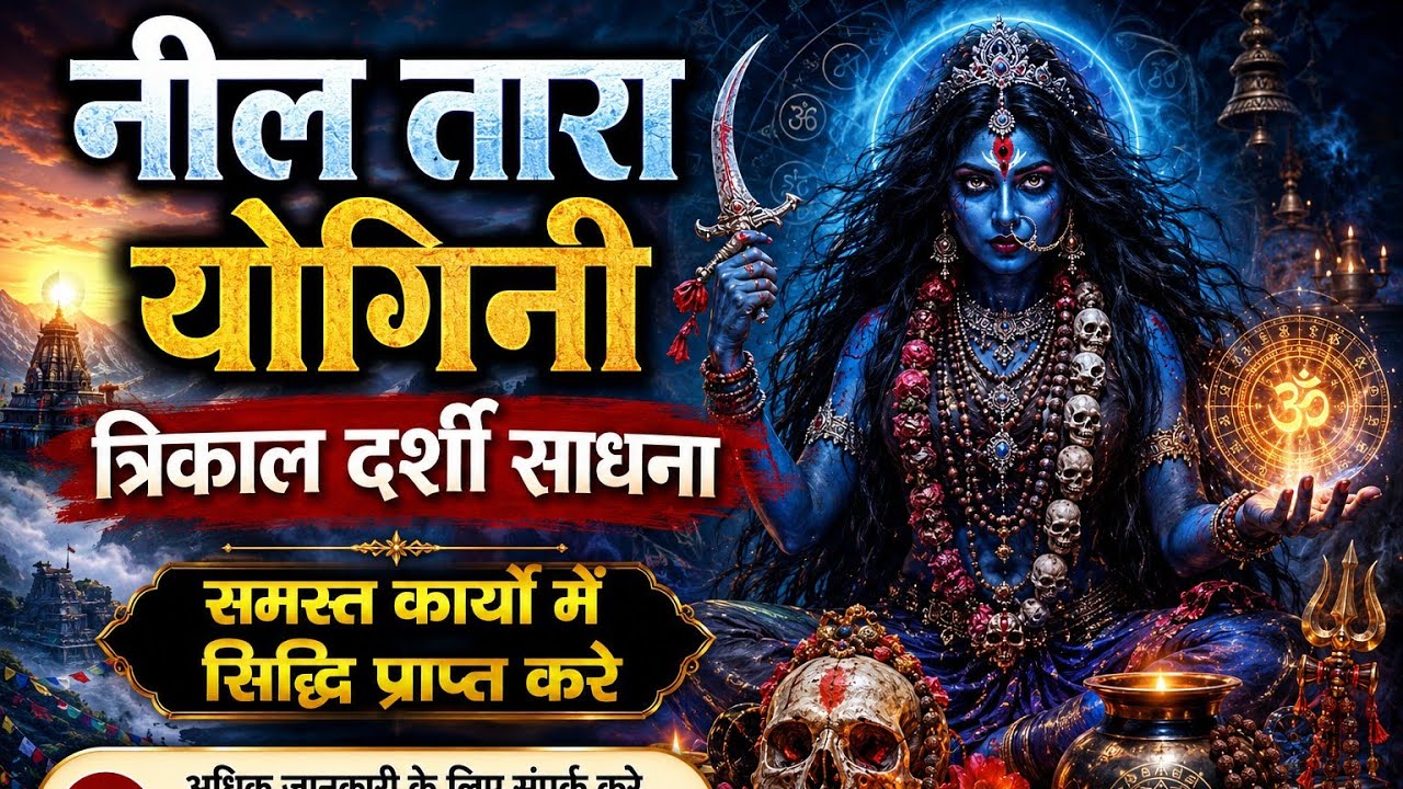 एक दिन की नील तारा योगिनी त्रिकाल दर्शी साधना , होली स्पेशल, समस्त कार्यों सिद्धि प्राप्त करे 