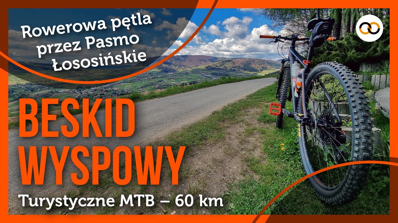 Beskid Wyspowy 🔆 rowerowa pętla przez Pasmo Łososińskie (turystyczne MTB) – 60 km