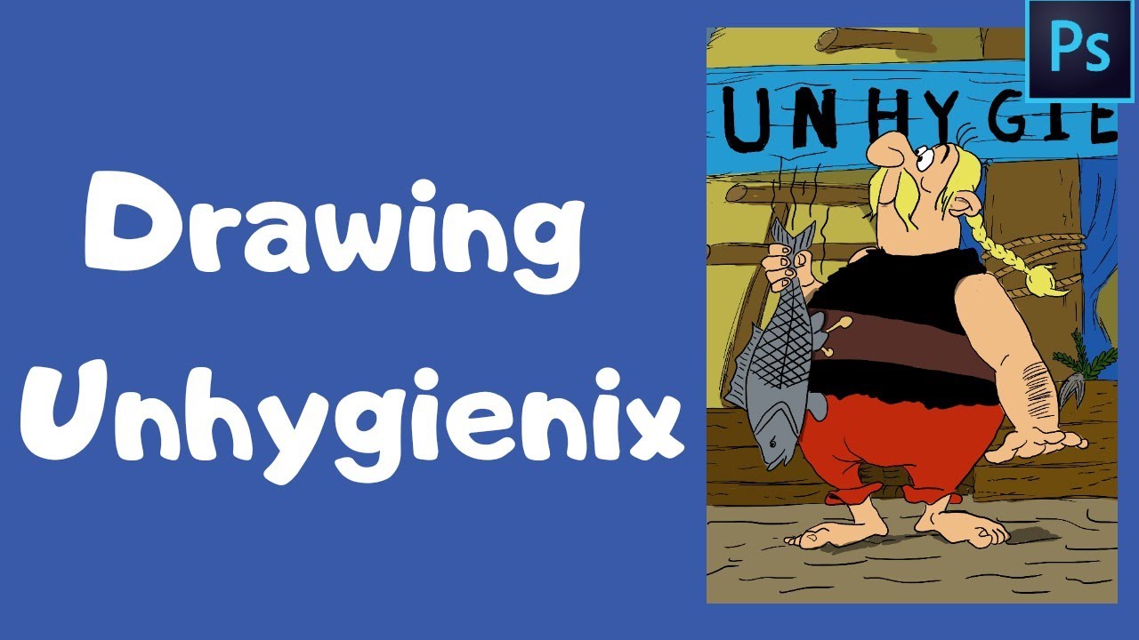 Drawing Unhygienix (Photoshop version)