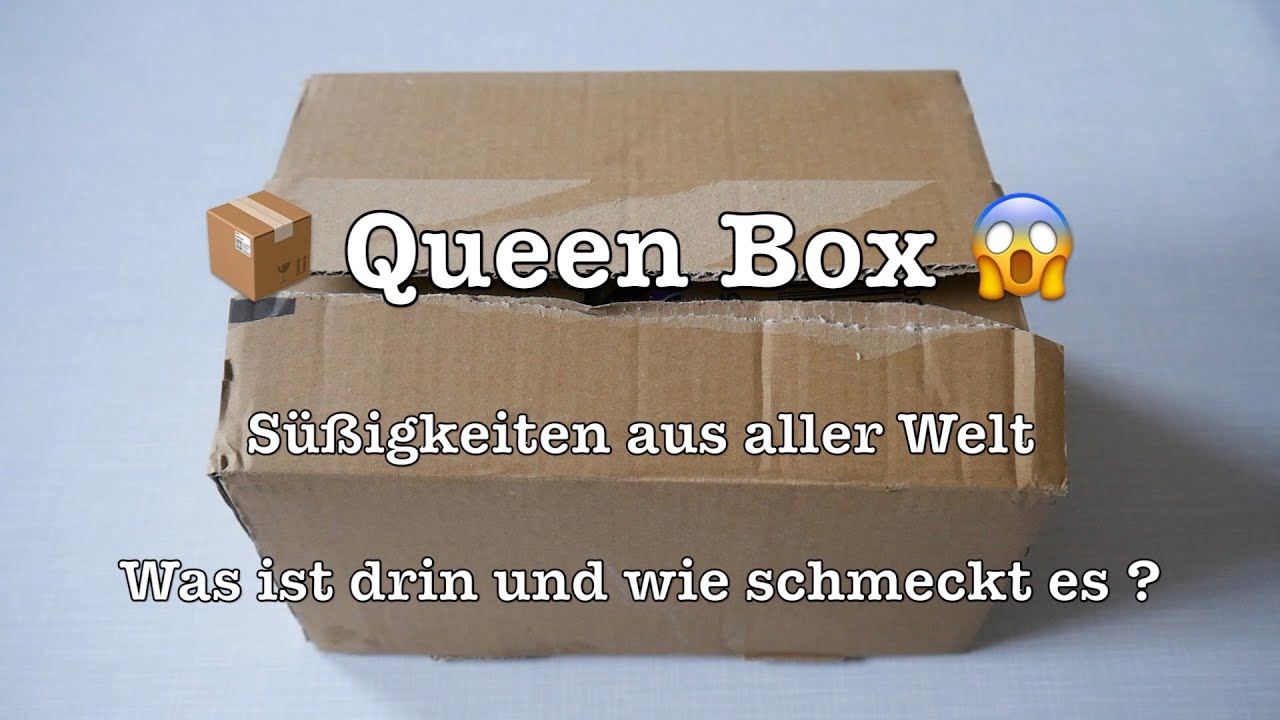 Queen Box unboxing 📦 Süßigkeiten aus aller Welt 🍬 Ich probiere alles 😱