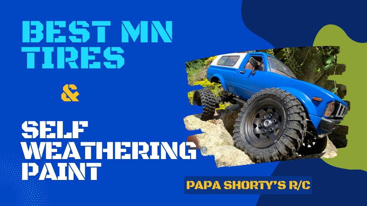 WPL C24 Best MN Tire & Self Weathering Paint.
