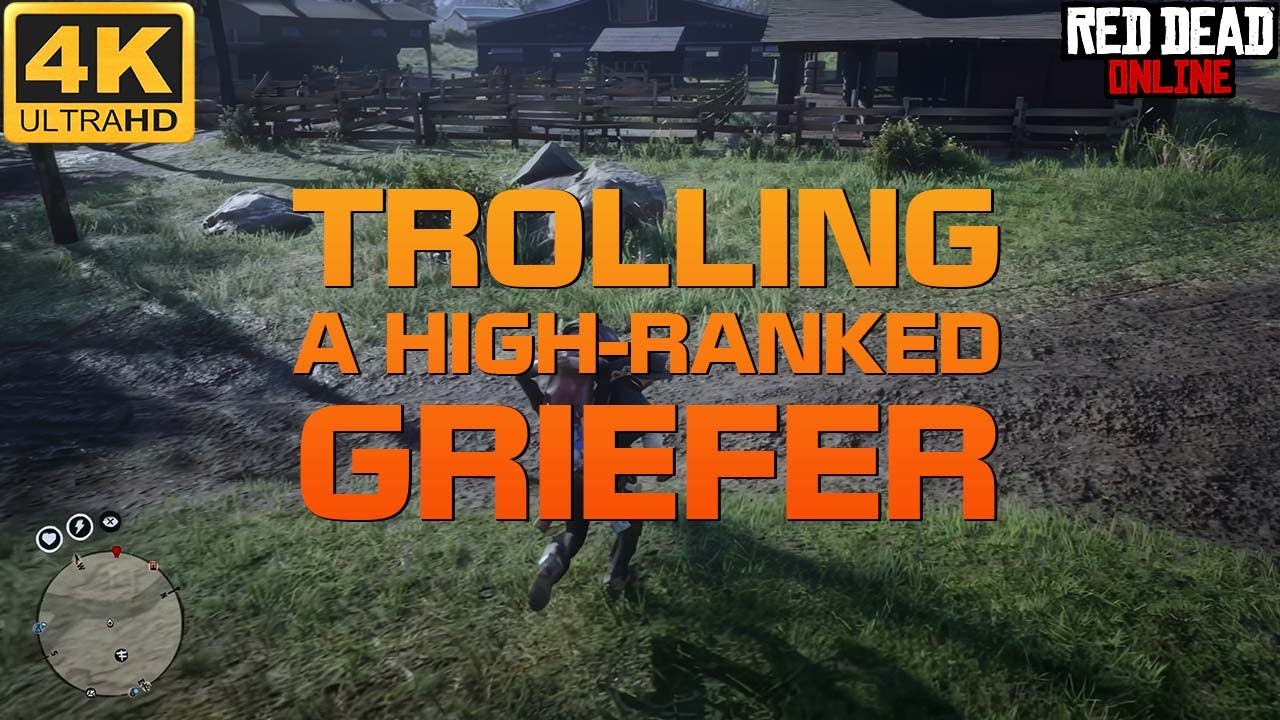 Red Dead Online: Trolling a High-Ranked Griefer [4K]