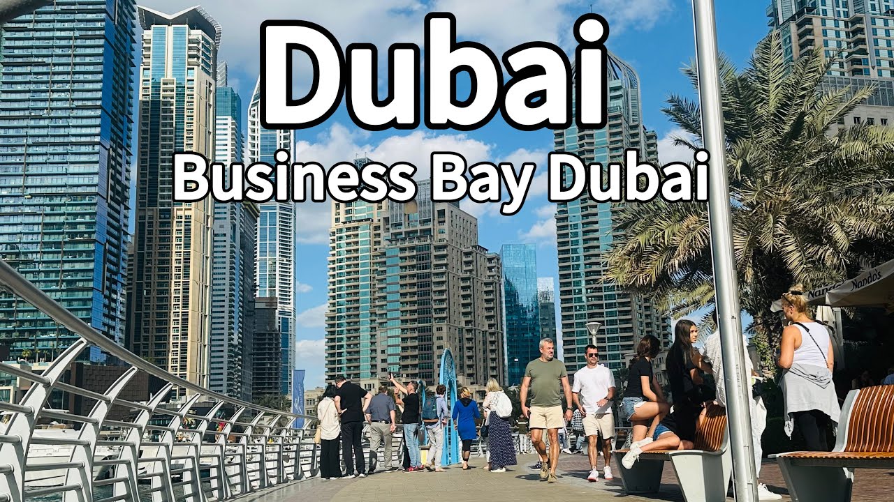 Business Bay Dubai | Amazing Walking Tour | 4K | luxury Walk In Dubai | #4kwalkingtour