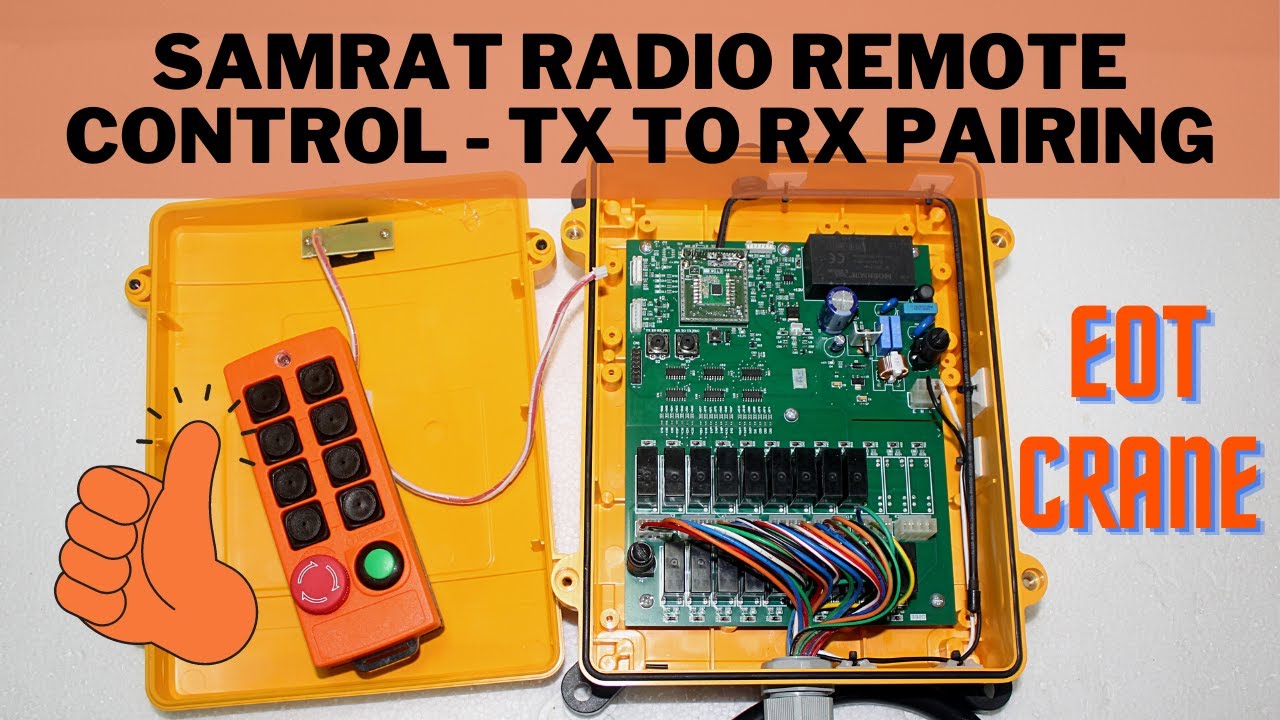 Samrat Radio Remote Control Transmitter to Receiver Pairing | Speedocontrols Samrat RRC TX to RX