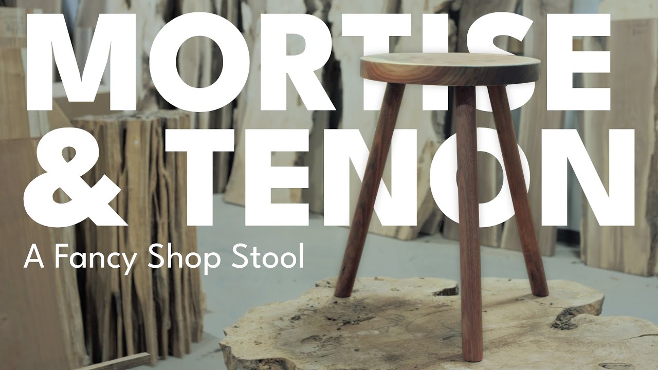 Building A 3 Legged Stool Using Mortise And Tenons