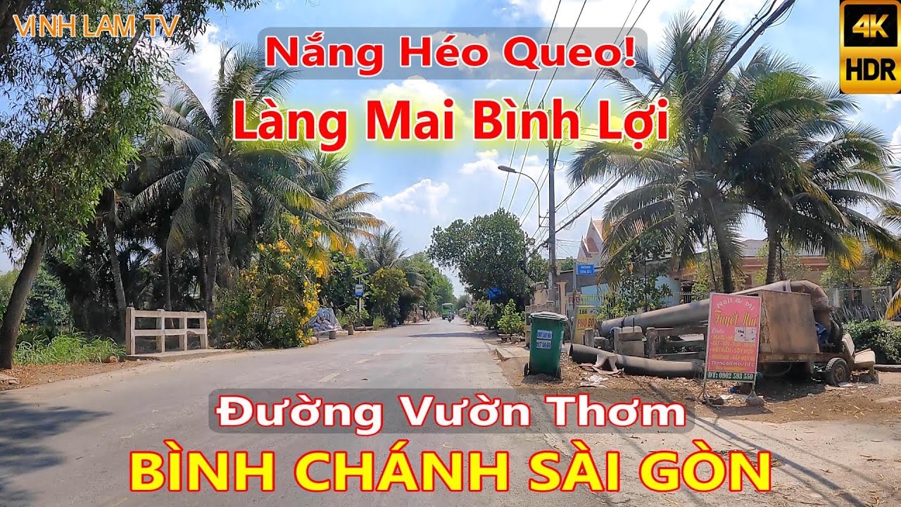 Héo Queo! Đường Vườn Thơm Làng Mai Bình Lợi Bình Bình Chánh Sài Gòn
