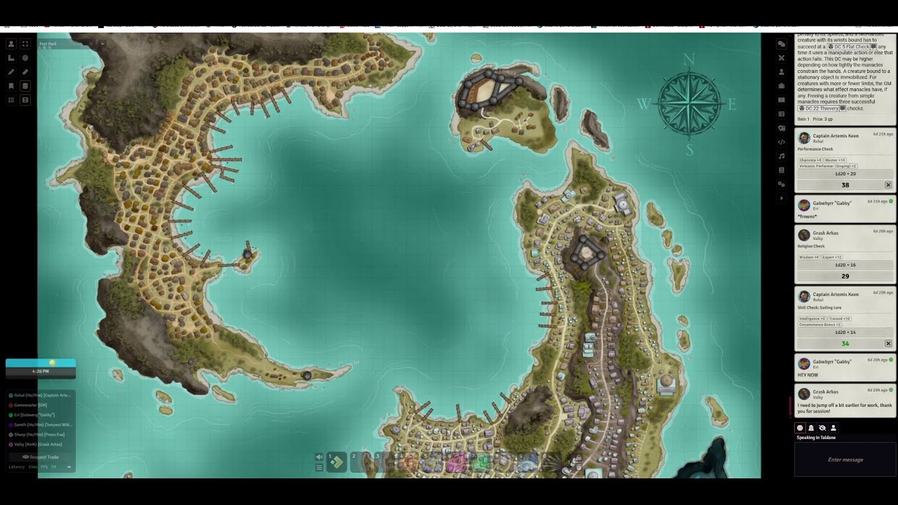 Pathfinder 2E - Skulls & Shackles Book 3 - session 47