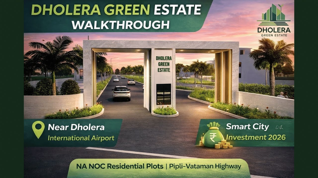 Dholera Green Estate Walkthrough | Prime Plots Near Dholera Airport #dholerasmartcity #dholerasir