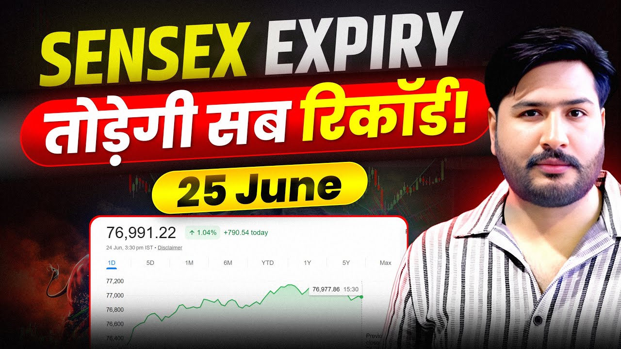Sensex Expiry and￼ Nifty / Bank Nifty Analysis for Thursday | 25 June 26 | NIFTY Tomorrow #nifty 
