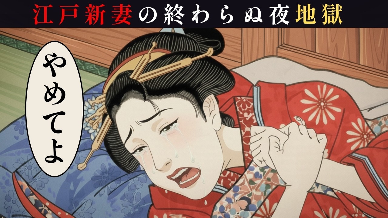 一日に十回！？江戸の夫婦生活の真実。逃げ場のない新妻を襲う地獄のような夜    【江戸時代の暮らし】【日本の歴史】
