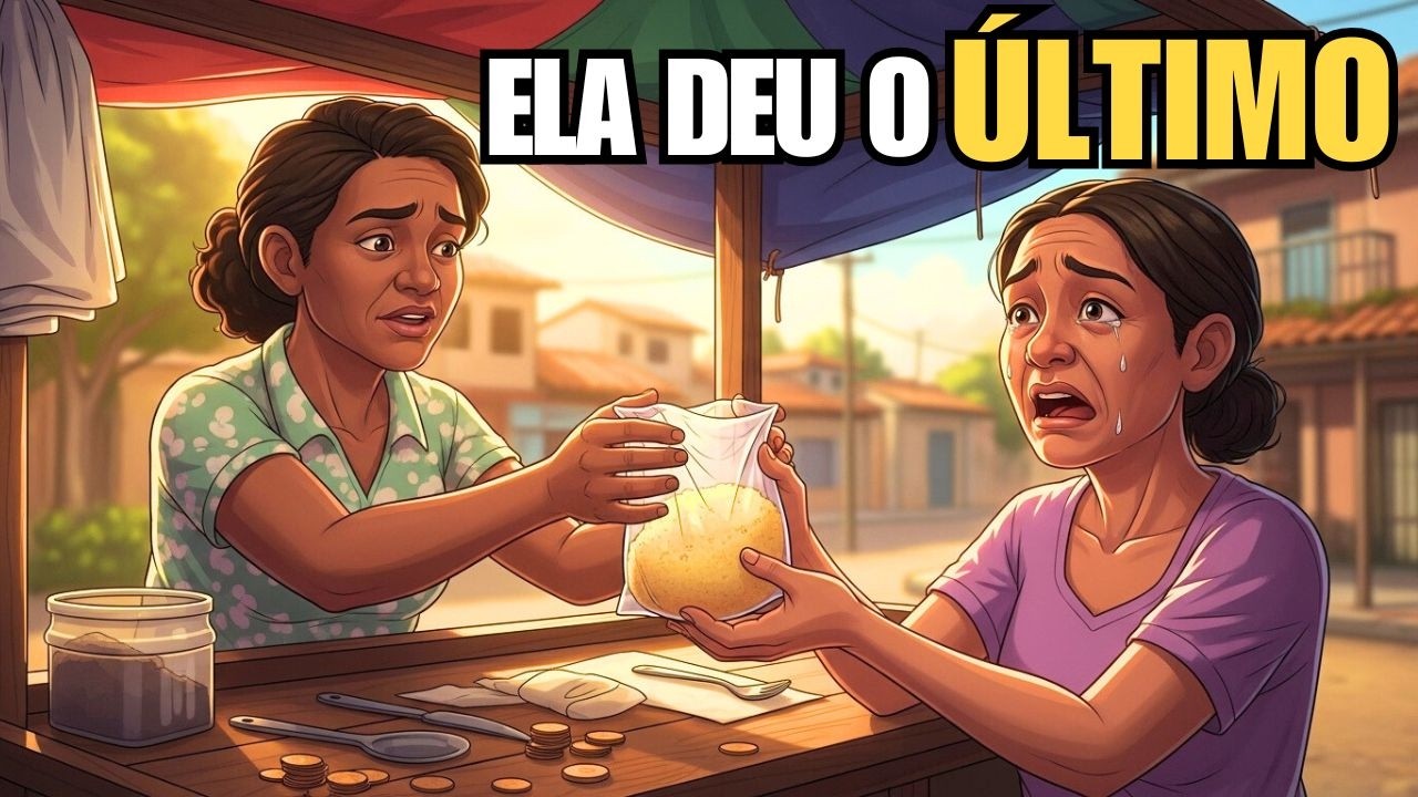 Ela Só Tinha Aquilo Para Comer… E Mesmo Assim Entregou