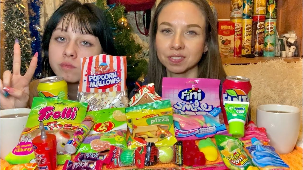 СЛАДКИЙ 🍭МУКБАНГ/НЕОБЫЧНЫЕ СЛАДОСТИ/ МАРМЕЛАДКИ👁ГЛАЗА,🍕ПИЦЦА,🦷🪥ЗУБЫ И ПАСТА/🥤FANTA/ MUKBANG