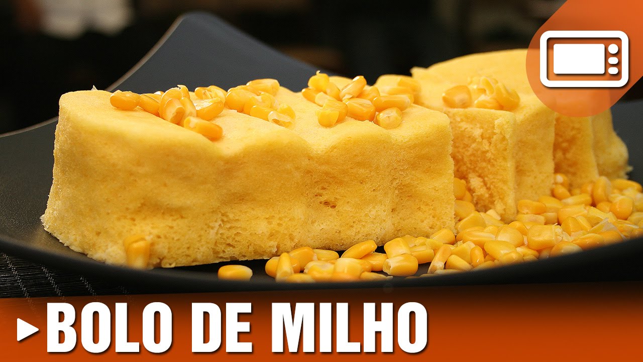 Bolo de milho de microondas