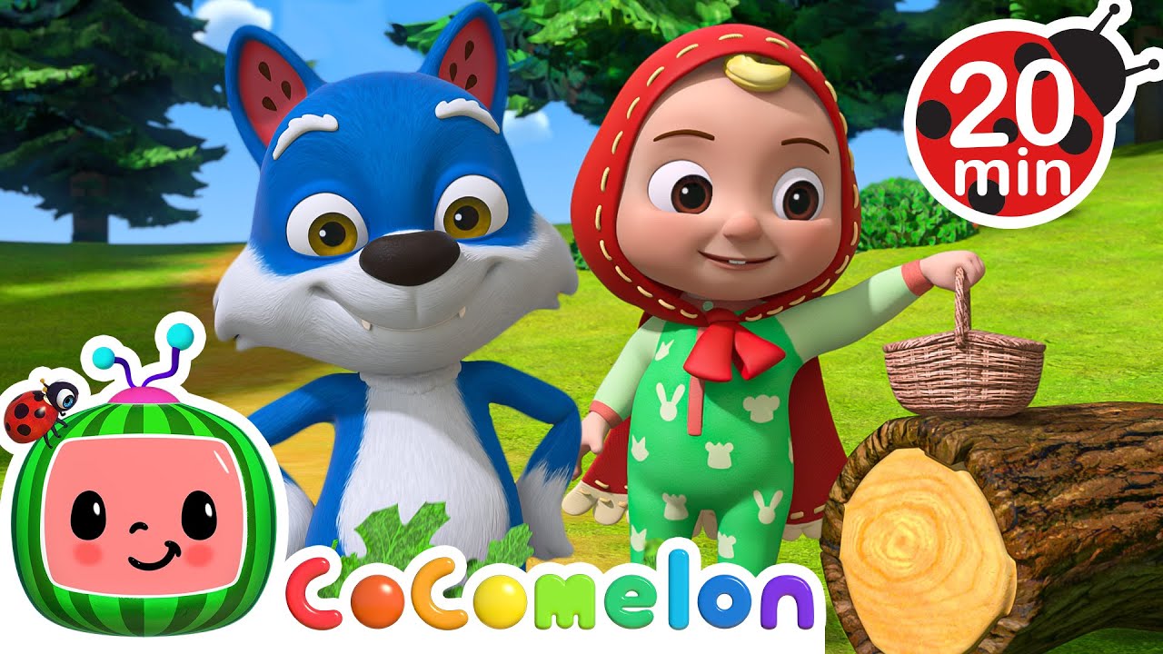Little Red Riding JJ! ✨ JJ's Animal Adventure ✨ Moonbug Fantasy