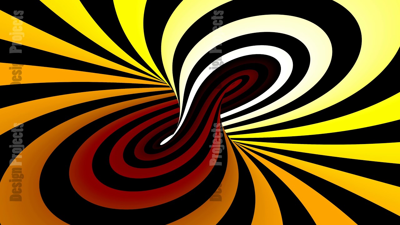 Hypnotic spiral illusion seamless looping