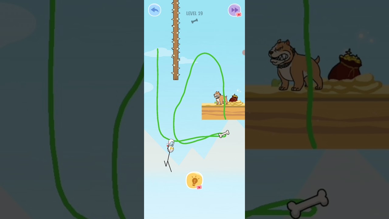 Draw Fly WEEGOON Game Level 19