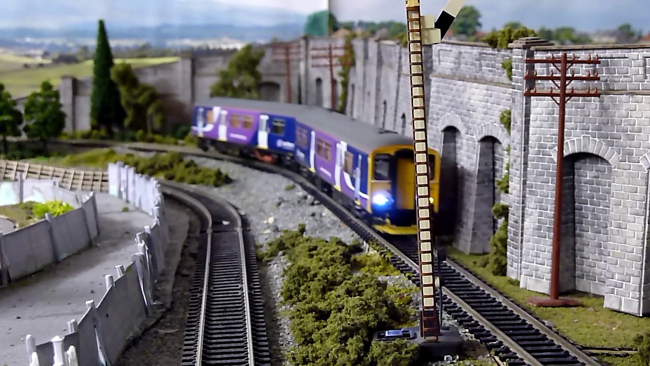 Northern Rail DMU class 150/2 calling at all Stations